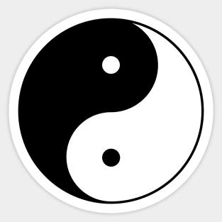 Yin Yang - Ancient Chinese philosophy symbol Sticker
